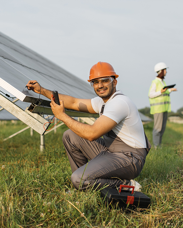 Agriculteur — installation solaire agricole